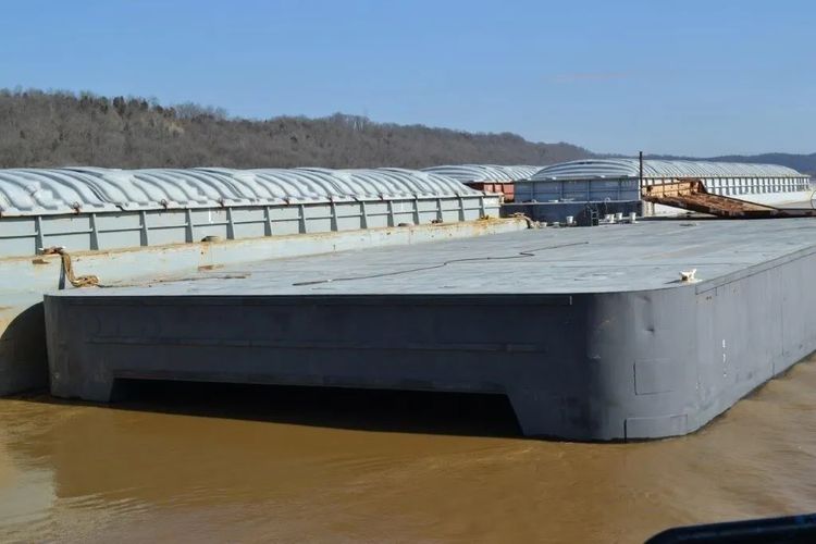 110’ X 56’ X 13’ FLAT DECK BARGE