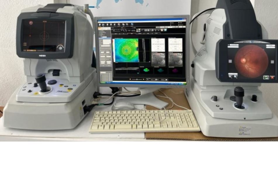 Nidek oct and fundus camera