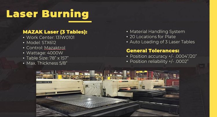 Mazak STX612 LASER Mazatrol cnc Control