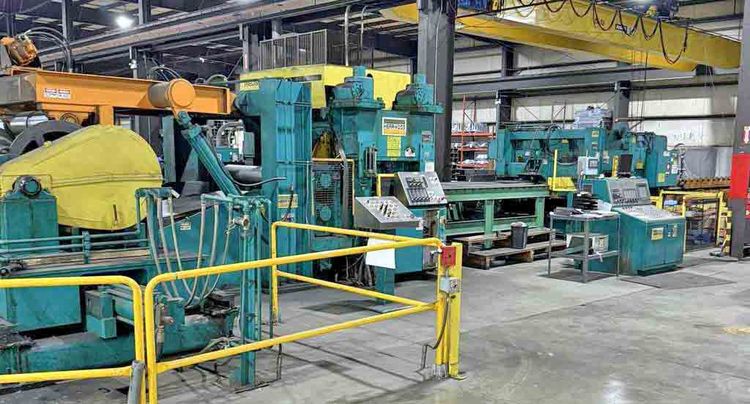 Herr Voss CUT TO LENGTH LINE  Coil weight: 60000 lb