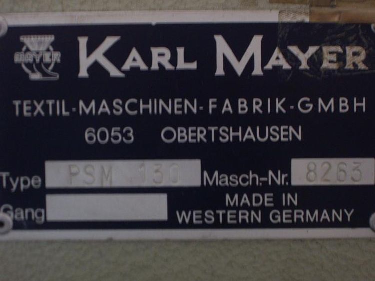 Karl mayer Slitting Machine PSM 130
