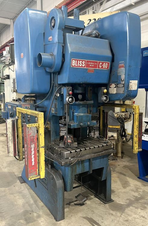Bliss C-60 Press Year: 60 TON