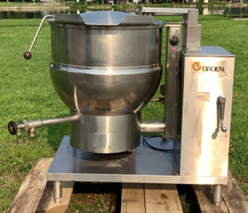 Groen DHT/1-40 40 Gallon LP Gas Tilting Kettle
