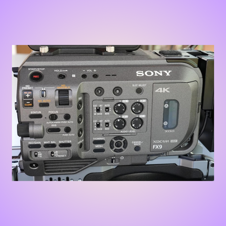 Sony PXW-FX9 Camera Package