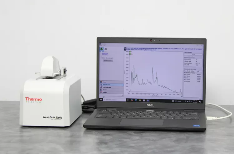 Thermo Scientific NanoDrop 2000c, UV-Vis Spectrophotometer