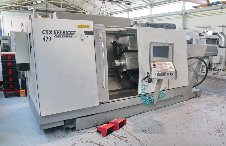 Gildemeister Siemens 840D powerline 5000 rpm CTX 420 linear V6 3 Axis