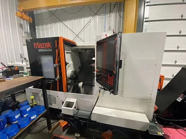 Mazak MAZATROL SMOOTH G CNC COLOR CONTROL 4,000 RPM QUICK TURN 250MSY 5 Axis