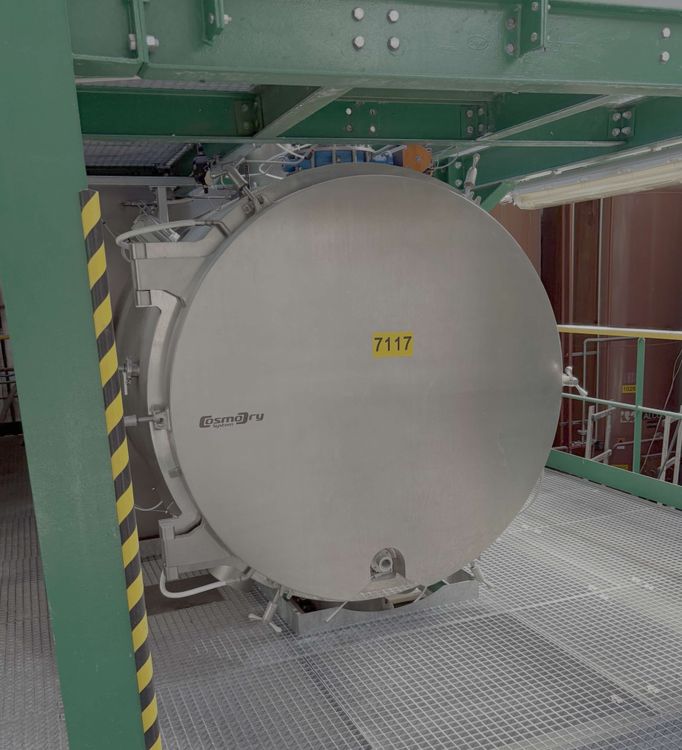 Italvacuum Cosmodry System IHD 3200 horizontal vacuum paddle dryer