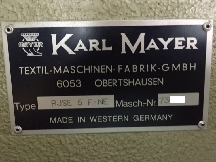 Karl mayer RJSE 5 F-NE 130