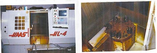 Haas HAAS CNC with CRT 3,500 RPM HAAS HL-4 2 Axis