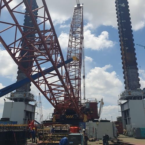 Manitowoc 888 RINGER CRANE  Jib capacity 275.6 t