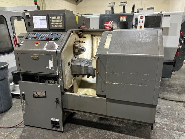 Hardinge FANUC 18iT CNC CONTROL 5000 RPM CONQUEST GT-27SP "Super Precision" CNC LATHE 2 Axis