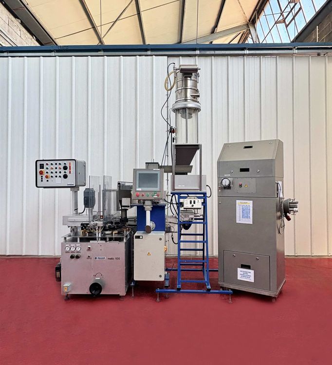 Indosa Matic 100, Filling + seaming machine