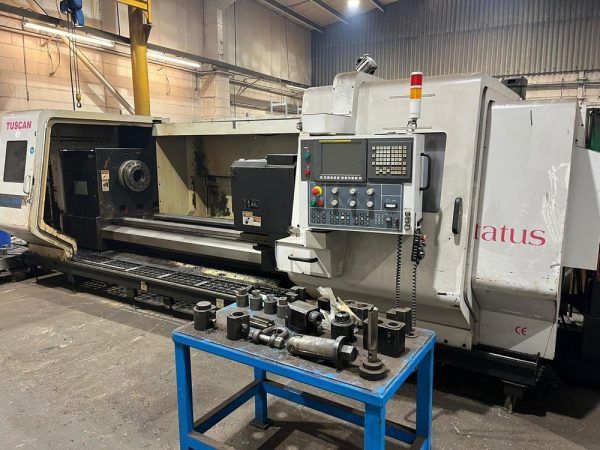 Tuscan Fanuc OiTC Control Variable LC38 x 3000mm CNC Lathe 2 Axis