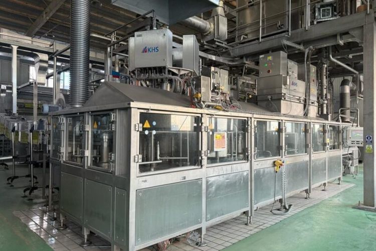KHS Aseptic Filling Line for Juices, Non Carbonated Drinks, Water & Tea