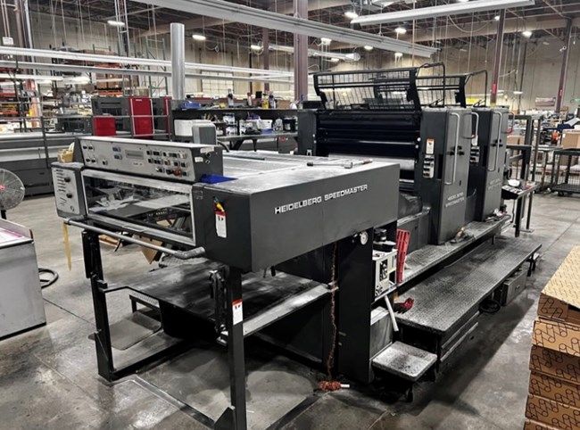 Heidelberg SM 102-ZP 28x40”