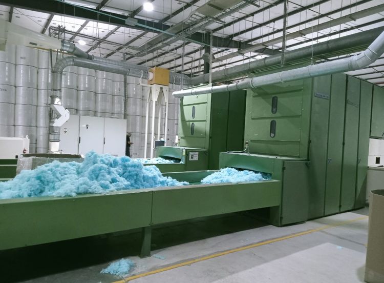 Edelmann, Fleissner, Laroche, Ramisch Kleinewefer, Spinnbau, Trutzschler thermobonding line