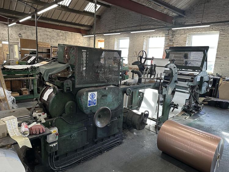 Cobden Chadwick Flat & satchel paper bag making machine with 2 col. flexo