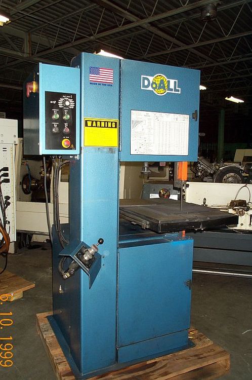 Do All 2012H Vertical Band Saw semi automatic