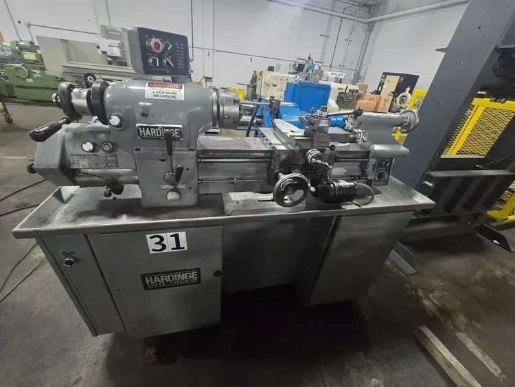 Hardinge Engine Lathe 3,000 RPM HLV-H-EM