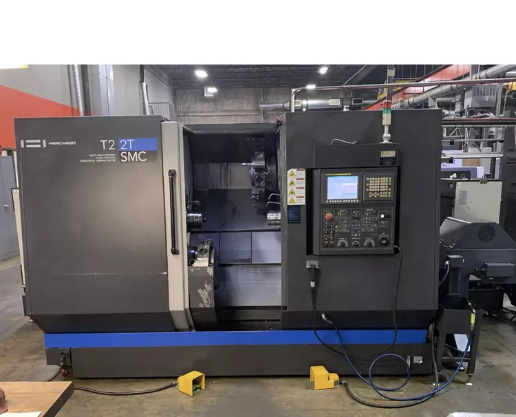 Hwacheon Control Fanuc Oi-TD 5,000 RPM T2-2T SMC 7 Axis
