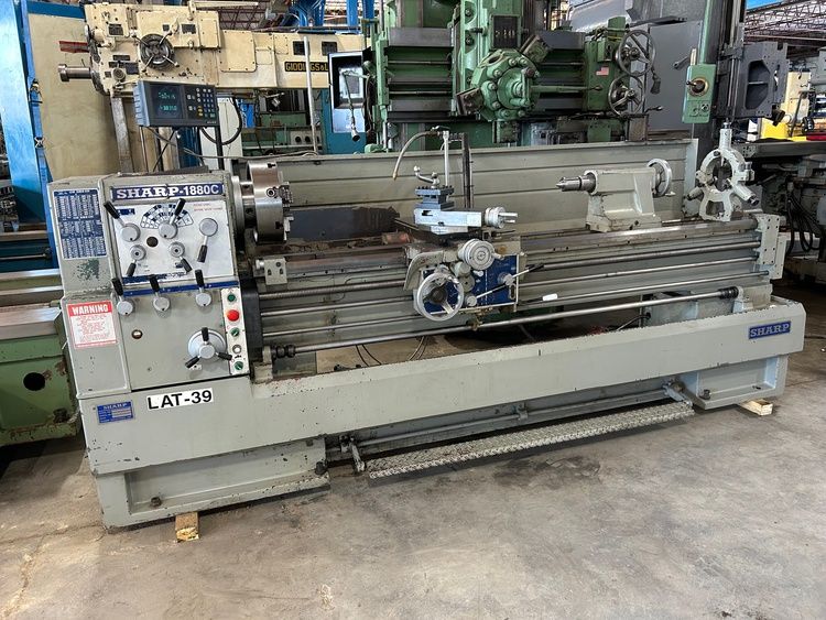 Sharp Engine Lathe 2000 RPM 1880C