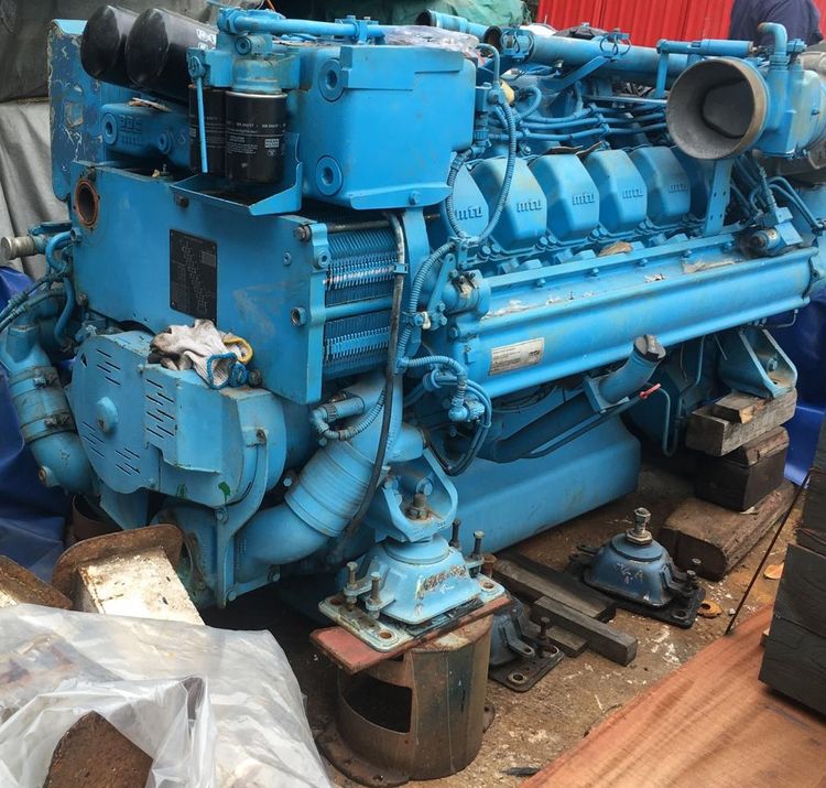 MTU 12V2000 M70 Marine Propulsion Engines Horsepower:1056