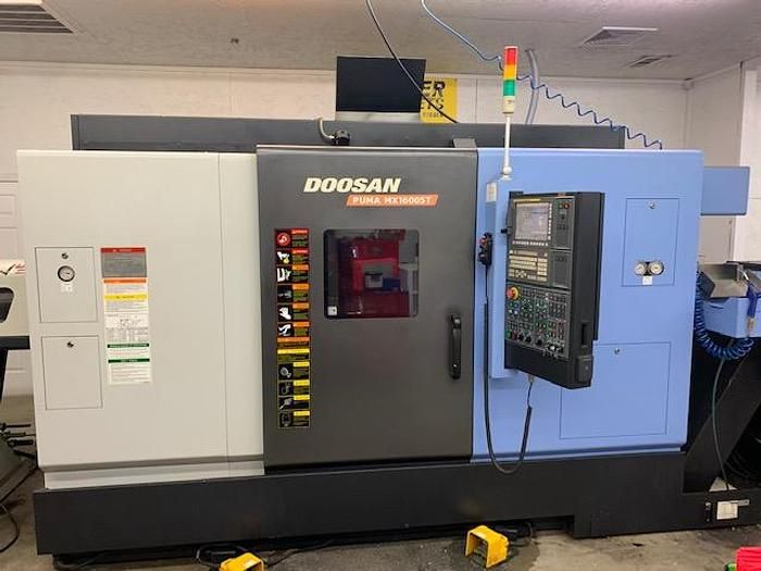 Doosan FANUC 31I-B5 Control 12,000 RPM Puma MX-1600ST 5 Axis